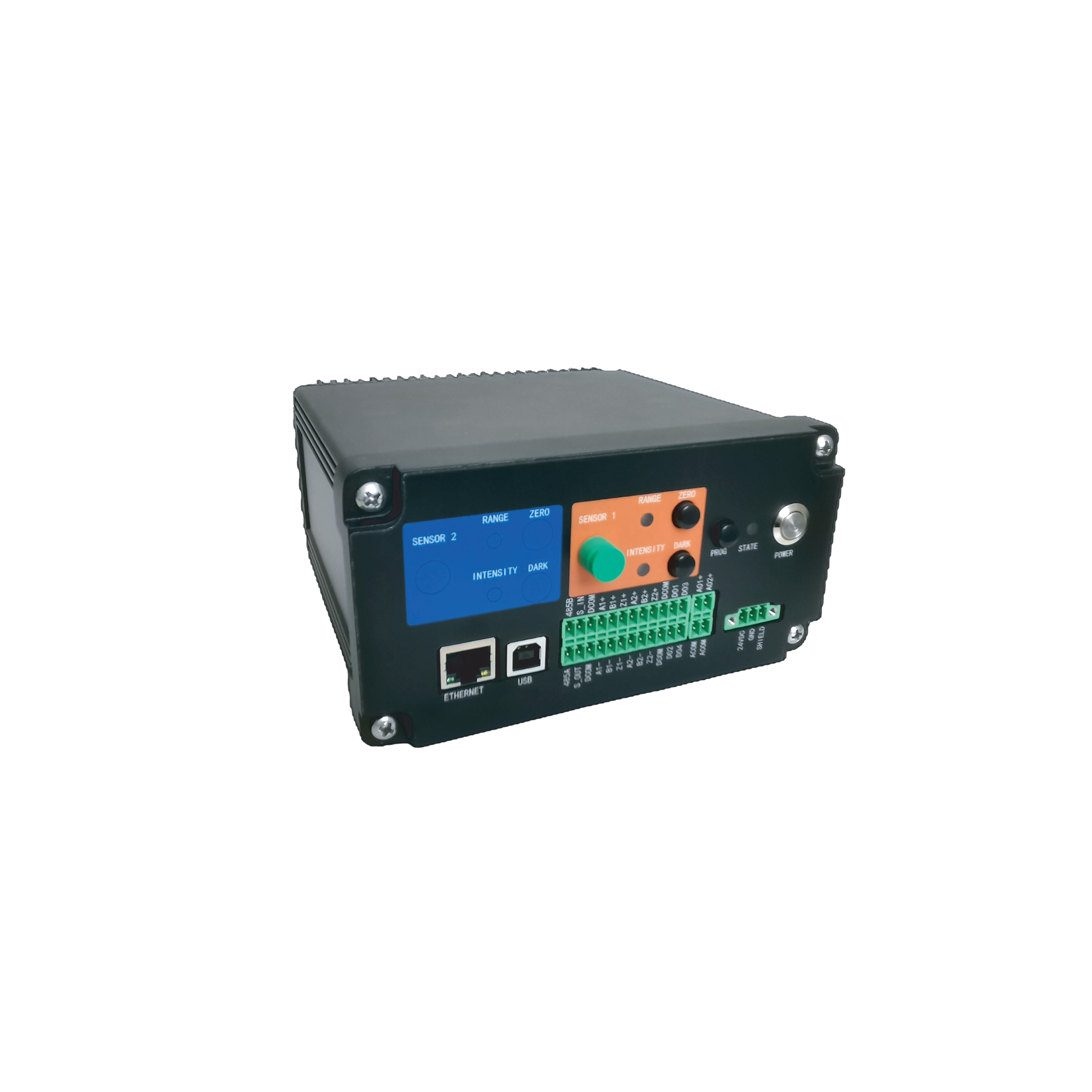 High precision/fiber optic coaxial displacement sensor spectral confocal EHC-3000 series white light interference EHW-3000 series