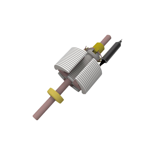 Measure the layer thickness of the motor magnetic core